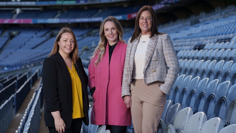Fiona Cronin, Meeting & Events Department Manager, Croke Park Stadium; Olivia Breene, Head of Business Development & Marketing, AVCOM; and Marie Smyth, Head of Venue Business, Croke Park Stadium