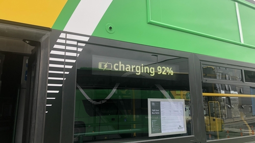 The electric buses are being introduced in Limerick as part of a €54m investment by the National Transport Authority