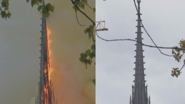Watch before and after: Notre-Dame rising from ashes