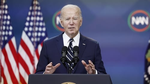 Mr Biden also underscored Washington's commitment to defend Israel