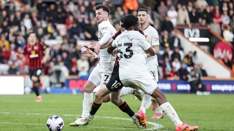 Willy Kambwala's tackle on Ryan Christie was originally given as a penalty before VAR intervened