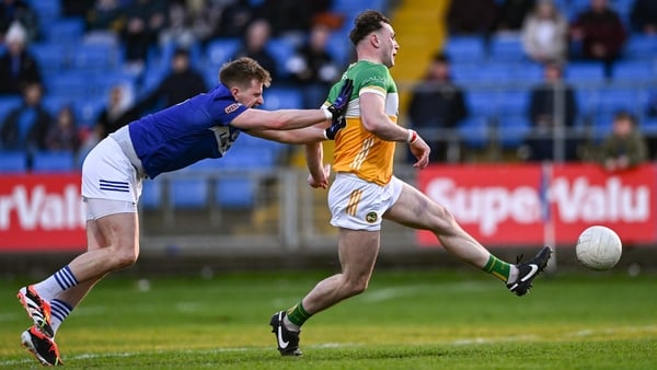 Jordan Hayes of Offaly scores his side's second goal