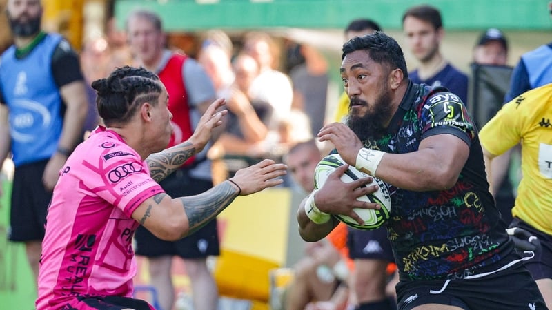 Bundee Aki's second-half try gave Connacht hope