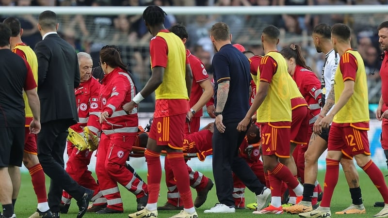 Evan Ndicka regained consciousness shortly after his collapse