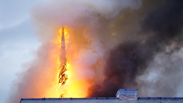The historic building had been under renovation when the fire broke out
