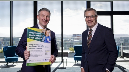 Colin Moran, Head of Lending at SBCI, and Patrick Farrell, Retail Banking Director at PTSB