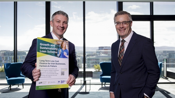 Colin Moran, Head of Lending at SBCI, and Patrick Farrell, Retail Banking Director at PTSB