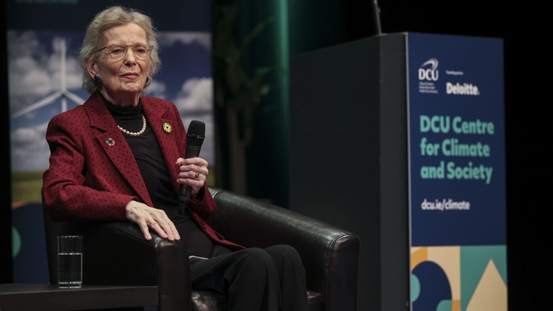 Mary Robinson said that a lot of progress is being made globally on transitioning to a zero-carbon future but it is not happening fast enough