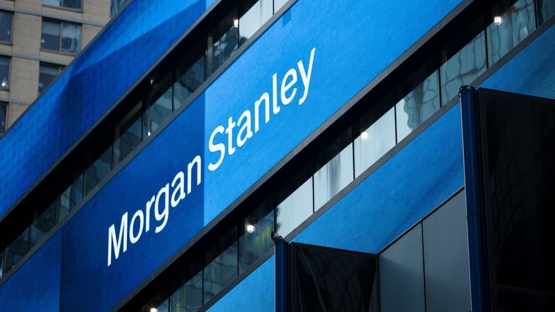 Morgan Stanley said its investment banking revenue jumped 44% to $2.11 billion from a year ago