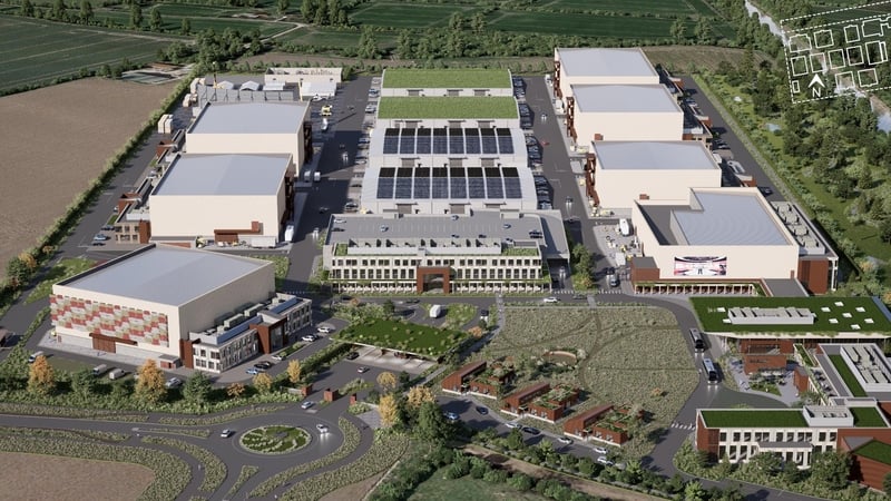Dublin based company, Lens Media Ltd is seeking a ten year planning permission for the construction of the 'Dublin Fields' Media Park