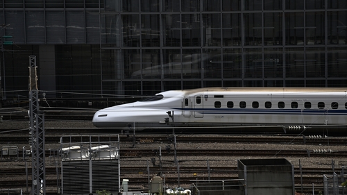 The trains can travel at 285 km/ph (file image)