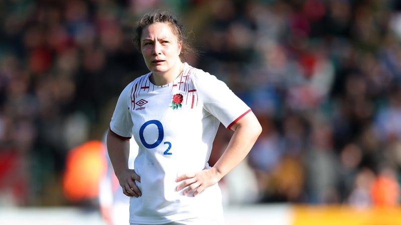 Amy Cokayne was sent off against Scotland