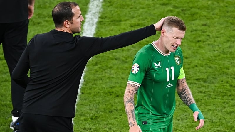 John O'Shea (L) with James McClean