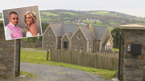 The High Court ruled that 'Darview Heights' in Co Wexford, owned by David Waldron and his wife Charlene (inset), was the proceeds of crime