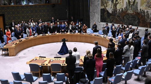 The UN Security Council is set to vote on full Palestinian UN membership on Friday (file photo)