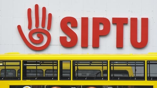 The SIPTU campaign involves banners and leaflet distribution before matches