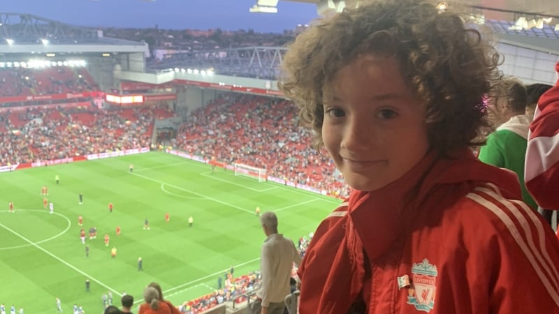 Ferdia is this week's DJ For A Day and he's a big Liverpool fan.
