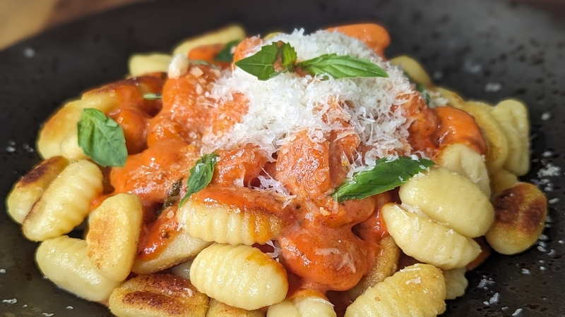 Jeeny's potato gnocchi with tomato & mascarpone sauce: Today