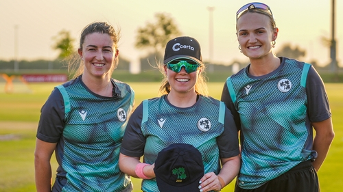 Laura Delany (C) with Arlene Kelly (L) and Gaby Lewis. Photo: Barny Read