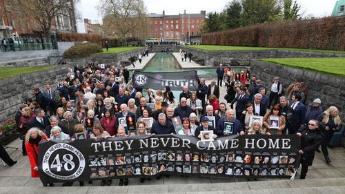 The families of the victims were given a standing ovation when proceedings began