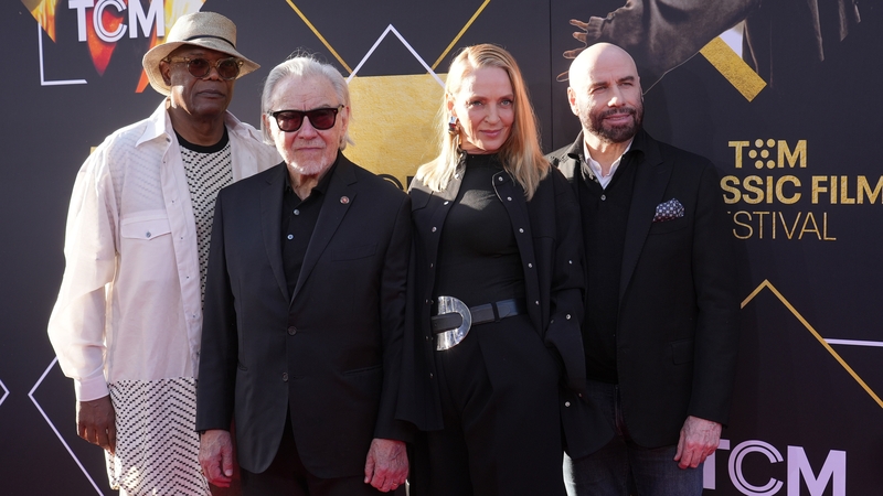Samuel L. Jackson, Harvey Keitel, Uma Thurman and John Travolta