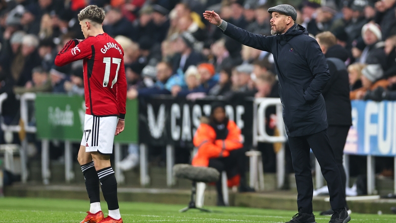 Garnacho, who was taken off at half-time of last weekend's 2-2 draw at Bournemouth, liked two messages on X, formerly Twitter, which were negative about Ten Hag