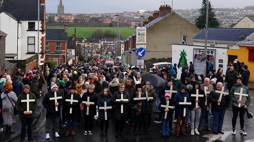 Thirteen people were shot dead by British soldiers in Derry on 30 January 1972