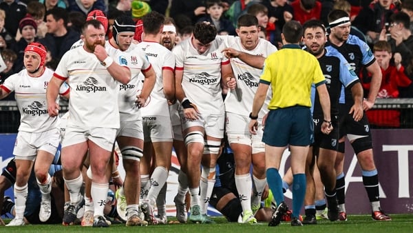 David McCann grabbed Ulster's try in the second half