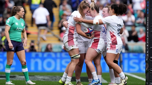 England scored six tries in the first half