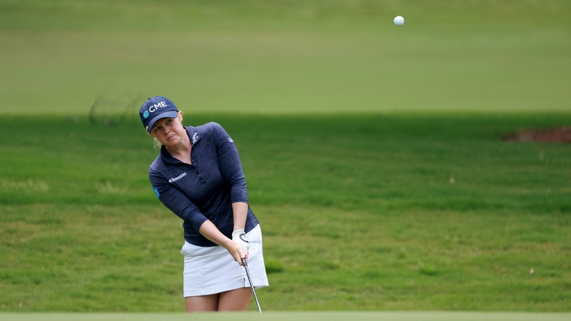 Stephanie Meadow ended her Saturday round on a one-over 73