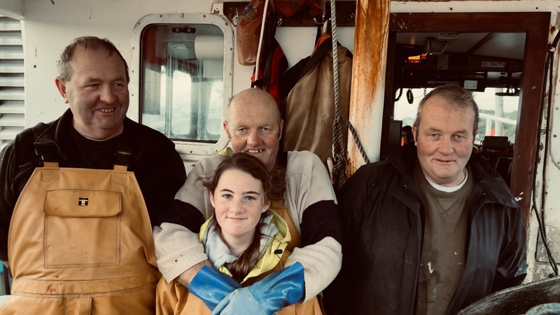 Anthony Kavanagh (L), Neily Kavanagh, Muireann Kavanagh (C) and Séamus Kavanagh