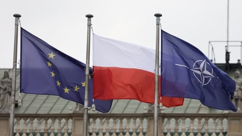 NATO member Poland shares a border with the Russian exclave of Kaliningrad and Belarus who is Russia's ally