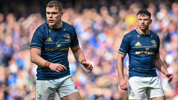 Garry Ringrose (l) and Hugo Keenan are rehabbing from injuries