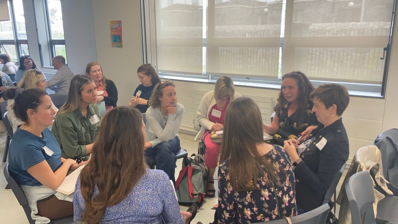 Múinteoirí iar-bhunscoile i mbun ceardlanna anuraidh