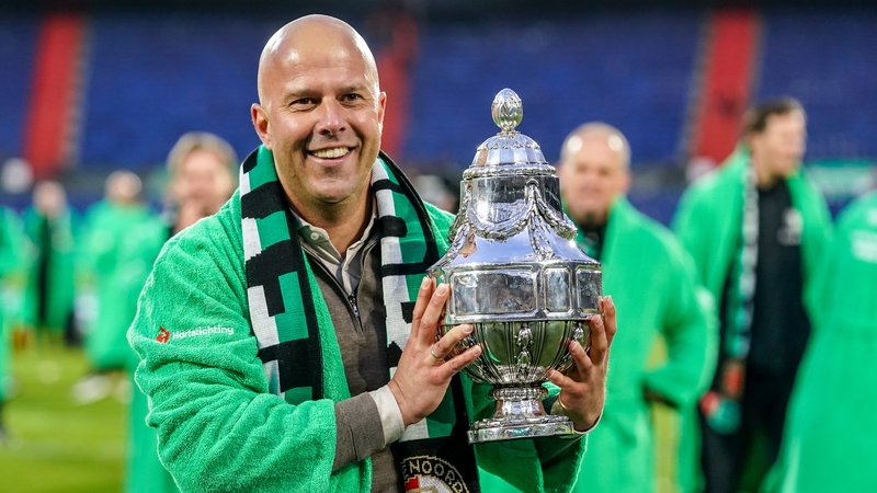 Arne Slot has guided Feyenoord to the Eredivisie title and the Dutch Cup