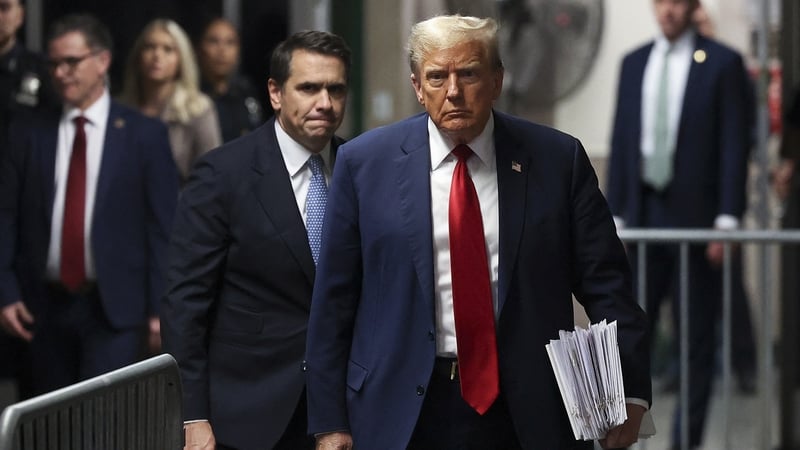 The court papers list a "former US president," presumably Mr Trump, as an unindicted co-conspirator