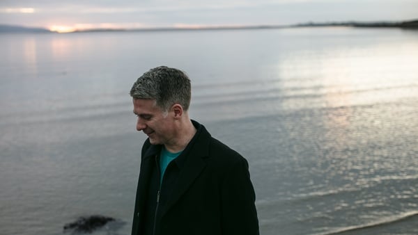 Cian Ó Cíobháin on the shores of perception. With a Blasket Sound [Pic: Bríd O'Donovan]