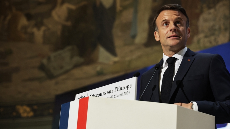 Emmanuel Macron described Russia's behaviour after its invasion of Ukraine as 'uninhibited'