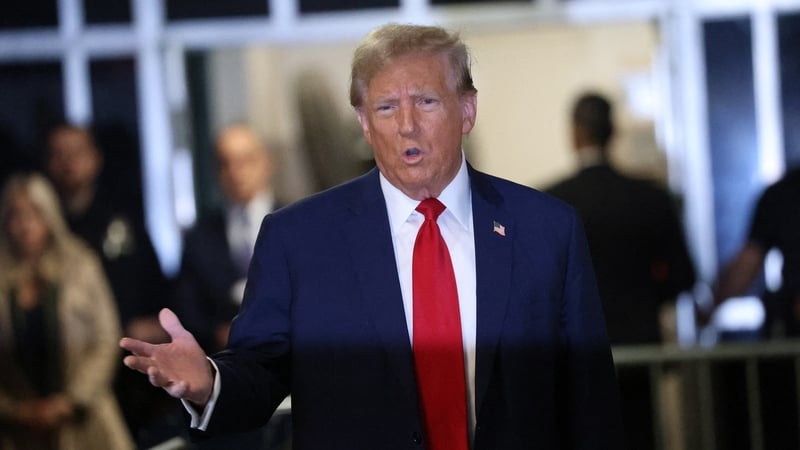 Donald Trump claims prosecutors are working with President Joe Biden