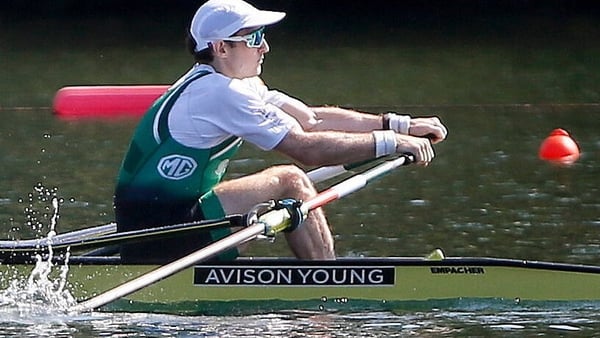 Paul O'Donovan is into the Men's Single Scull A final