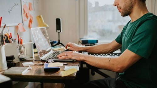 Five people have made complaints to the WRC about remote or flexible working since a new code was introduced (stock photo)