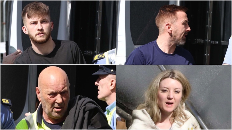 Clockwise from top left - Shane Synott, Ben McNulty, Sharon McCann and Michael Synott (Image: RollingNews.ie)