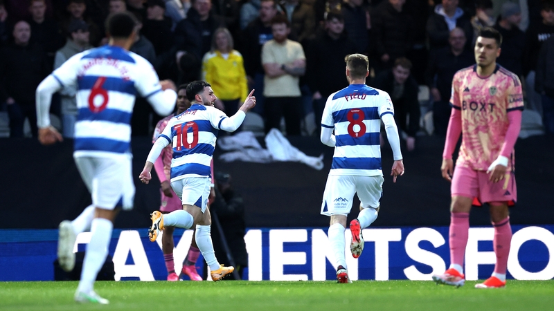 Queens Park Rangers' Ilias Chair celebrates