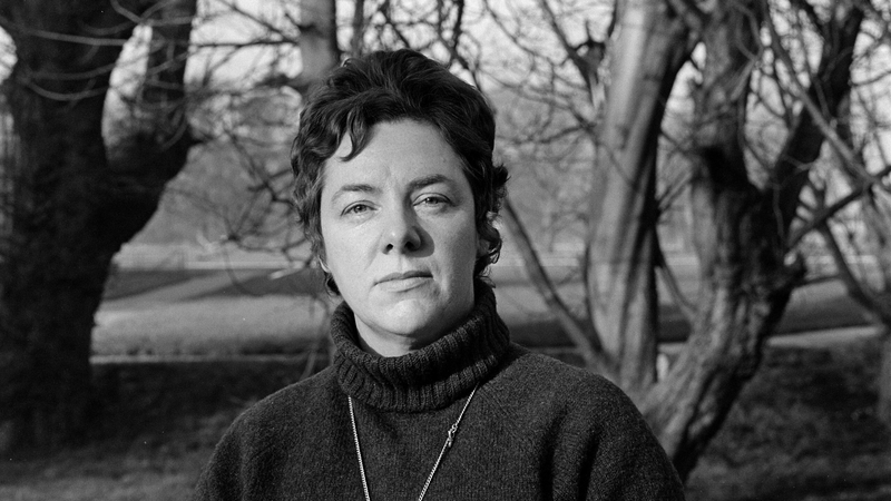 Journalist Ethna Viney in January 1973 when she worked for RTÉ