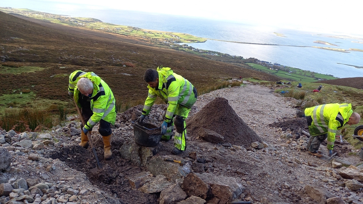 New 4km long pathway officially opens at Croagh Patrick today