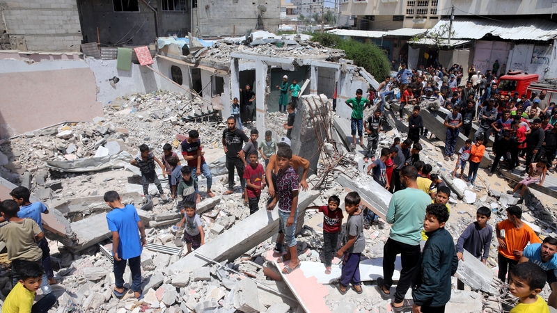 Rafah, 30 Aibreán 2024: '34 duine maraithe ag fórsaí Iosrael sa chathair ó inné'