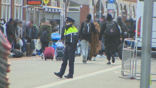 A statement from the Government said that this morning's operation was to facilitate the 'safe movement' of people from tents