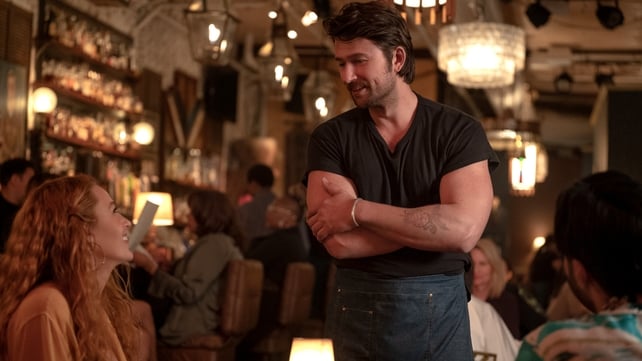 Blake Lively and Brandon Sklenar