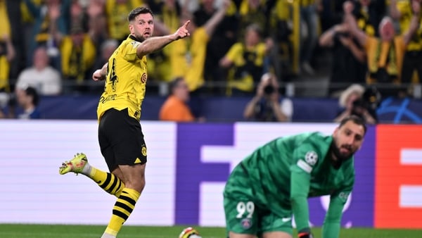 Niclas Fullkrug celebrates after giving the hosts the lead