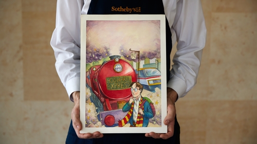 Auction house Sotheby's said this is the "highest pre-sale estimate ever placed on an item of any Harry Potter-related work".